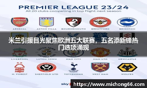 米兰引援目光聚焦欧洲五大联赛，五名添新锋热门选项涌现