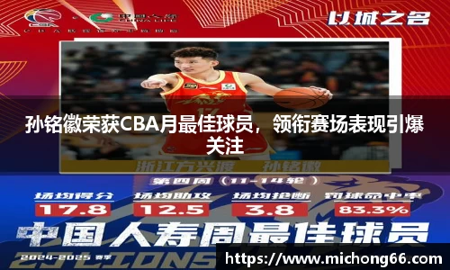 孙铭徽荣获CBA月最佳球员，领衔赛场表现引爆关注